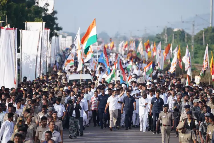 Rahul Gandhi in Bellary, Karnataka on the 38th day of his yatra (All Pics Courtesy: Congress party)