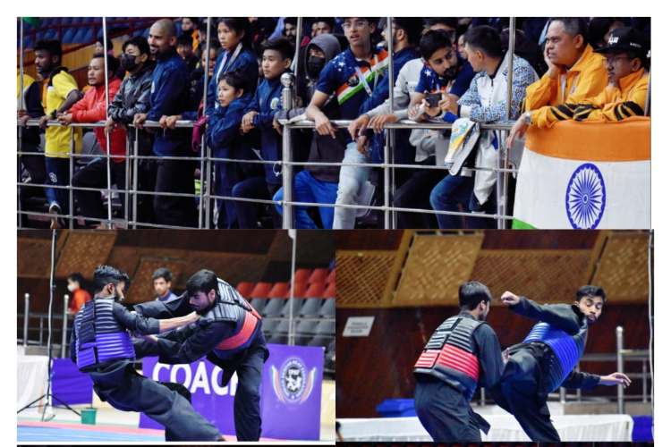 Action from the 6th Asian Pencak Silat Championship held in Srinagar