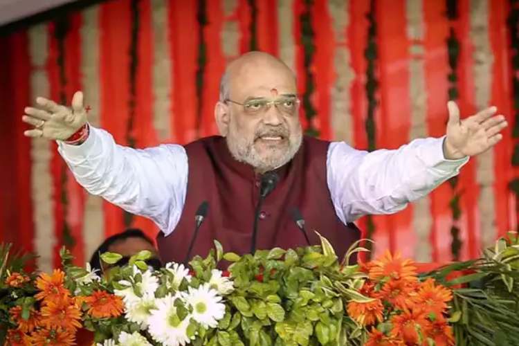 Union Home Minister Amit Shah during his visit to JK earlier this month