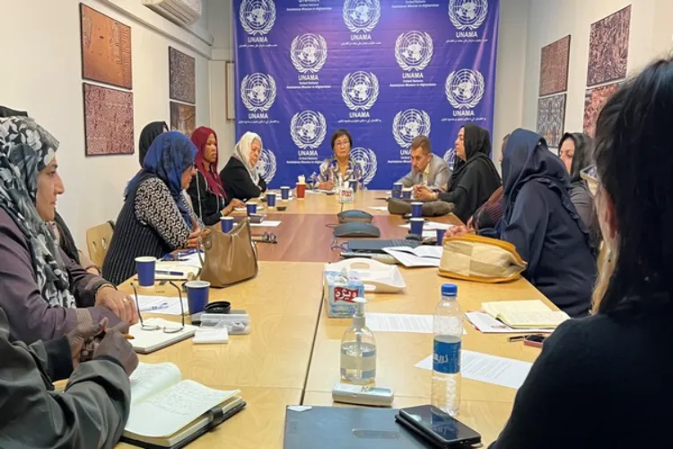 New UNAMA chief meets Afghan women leaders