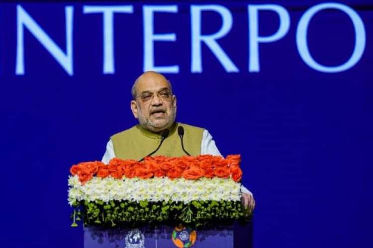 Union Home Minister Amit Shah at the Interpol General Assembly
