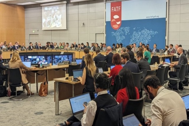 A visual from FATF setup