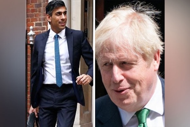 Rishi Sunak, Boris Johnson