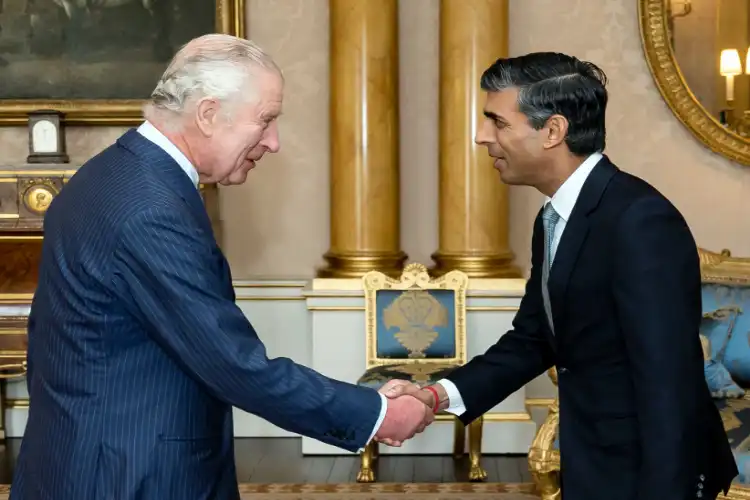 King Charles with Prime Minister Rishi Sunak