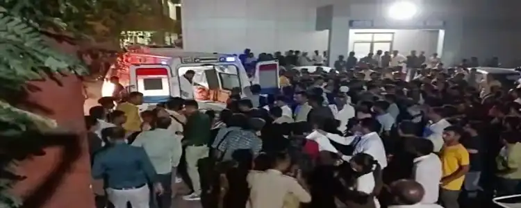 Injured in the Morbi bridge collapse being rushed to hospital