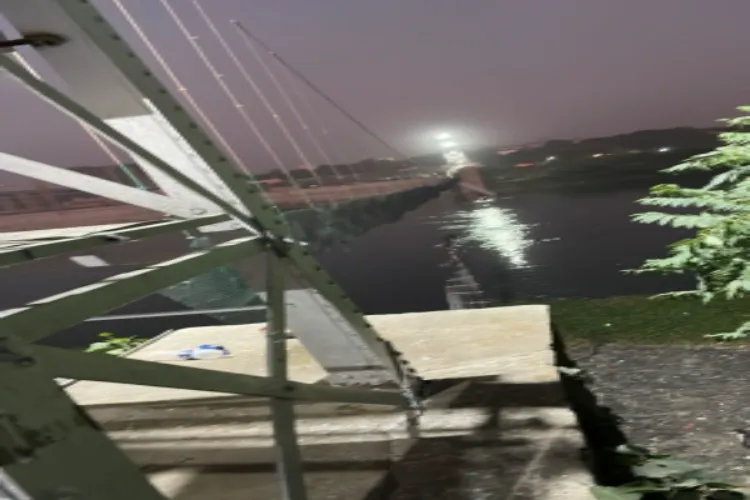 Morbi cable bridge in Gujarat