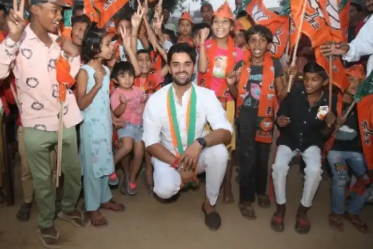 BJP's Bhavya Bishnoi, a grandson of late Haryana Chief Minister Bhajan Lal wins from Adampur Assembly constituency in Haryana 