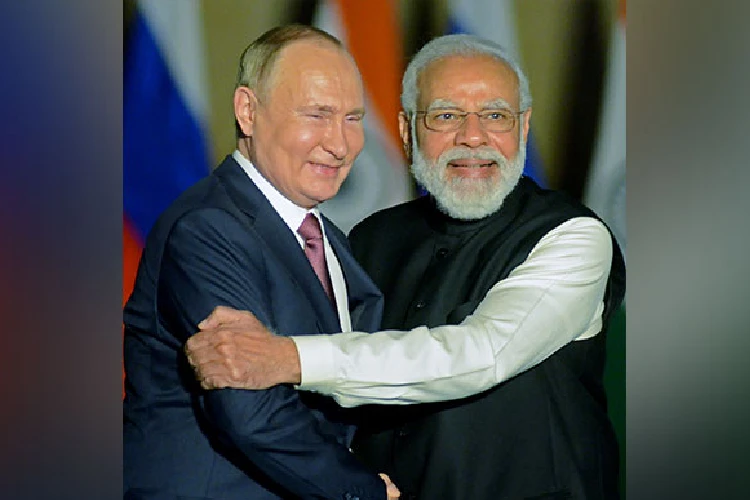 Putin, Narendra Modi