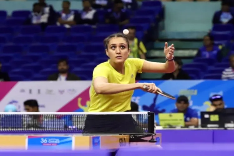  Ace Indian paddler Manika Batra