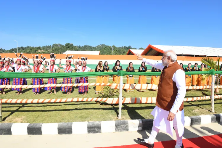 Prime Minister Narendra Modi at Arunachal's first greenfield airport