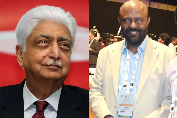 Indian top Business leaders Azim Premji and Shiv Nagar