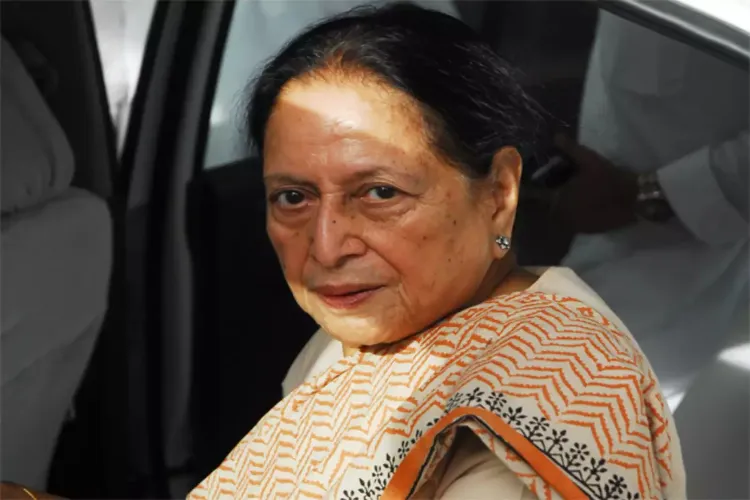 Congress leader Mohsina Kidwai