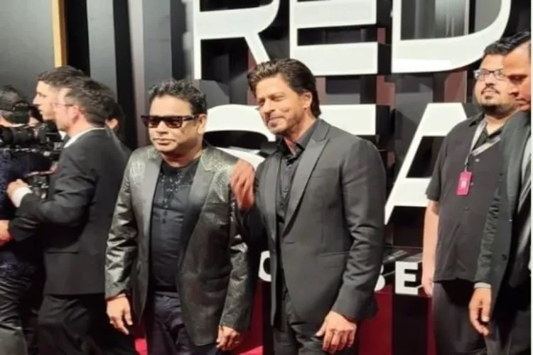 A R Rehman and Salman Khan at the Red Sea International Film Festivalog 