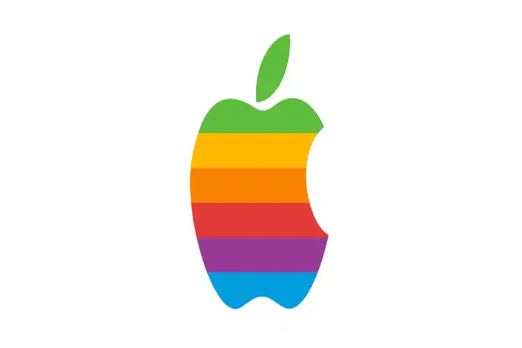 The Apple company logo
