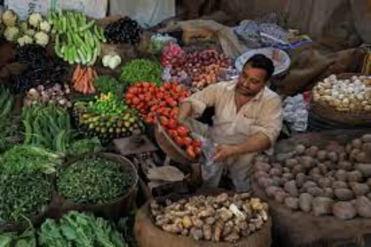 A vegetable seller in Lahore 