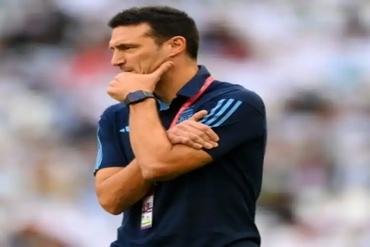 Argentina coach Lionel Scaloni 