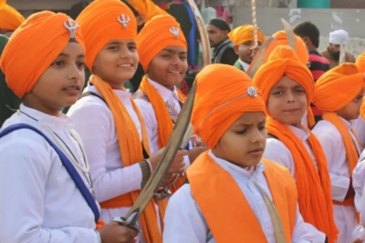 Sikh children