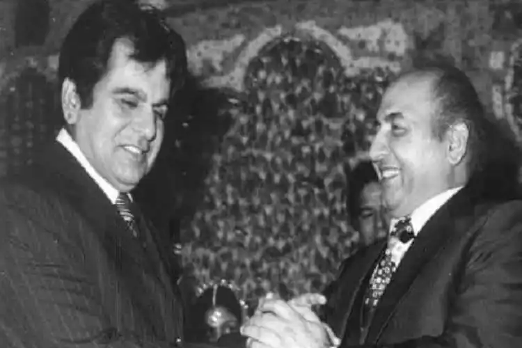 Mohammad Rafi and Dilip Kumar