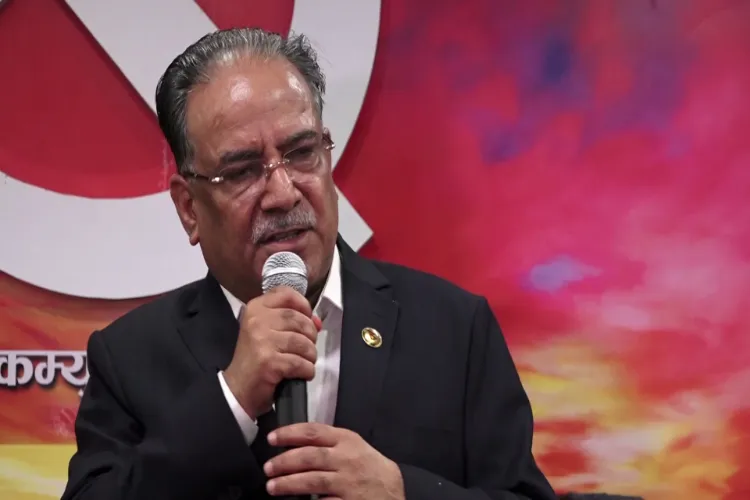 Pushpa Kamal Dahal who has been appointed as the new PM of Nepal