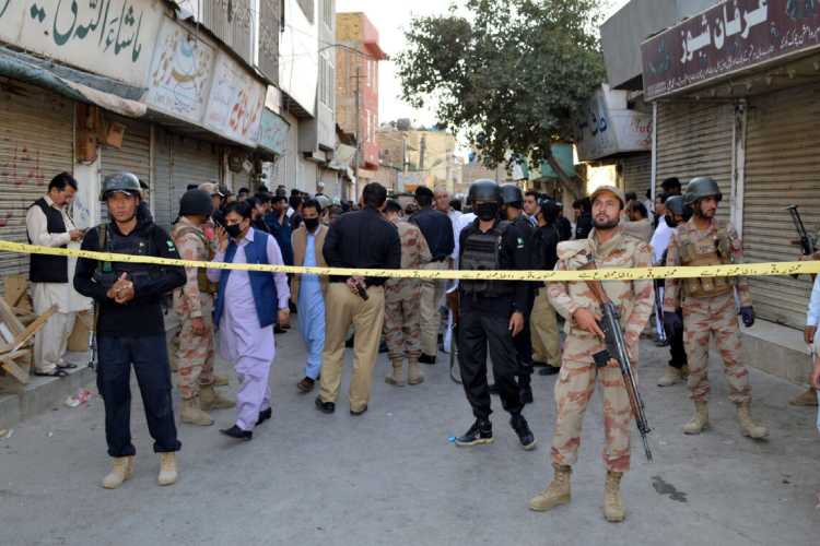 5 Pakistani soldiers were killed in separate blasts in Balochistan