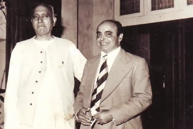 Ramanand sagar with Sheikh Mohammad Abdullah