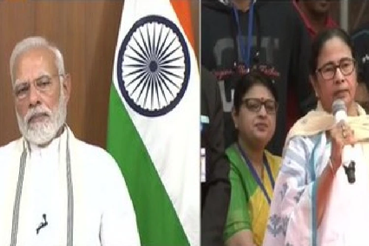 PM Modi, Mamta Banerjee