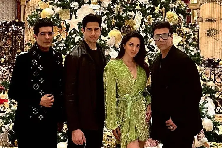 Manish Malhotra, Siddharth Malhotra, Kiara Advani, Karan Johar