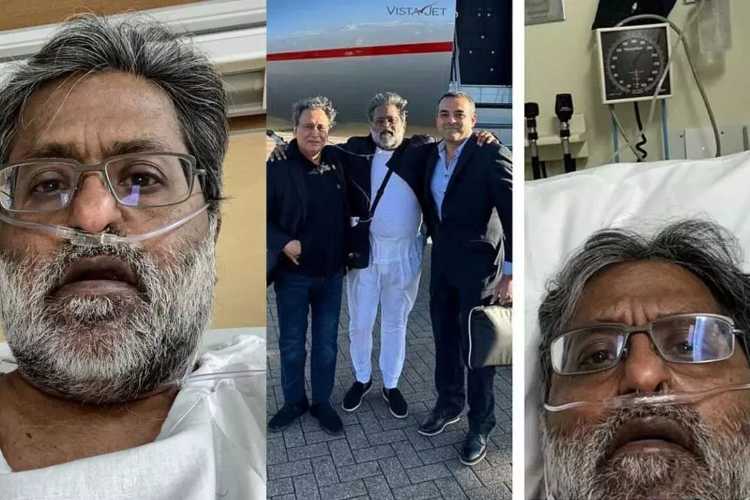 Lalit Modi shared these pictures on his social media handles