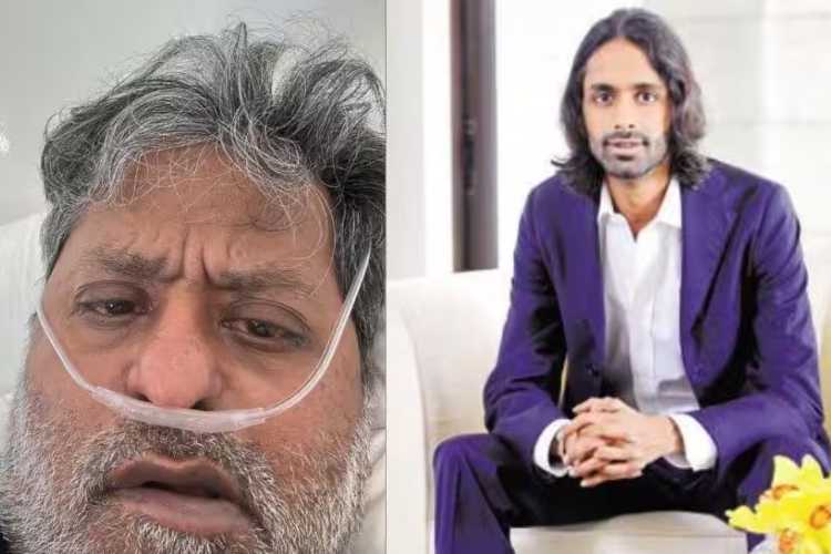 Lalit Modi and Ruchir Modi