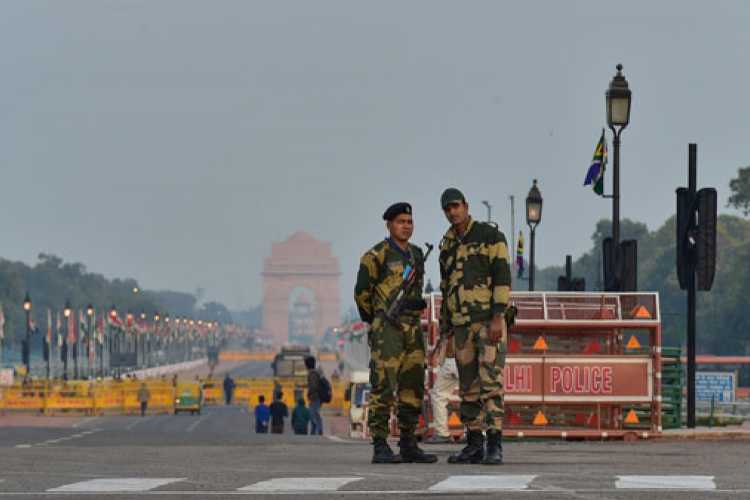 Delhi Police is on the lookout for four suspected terrorists ahead of R-Day