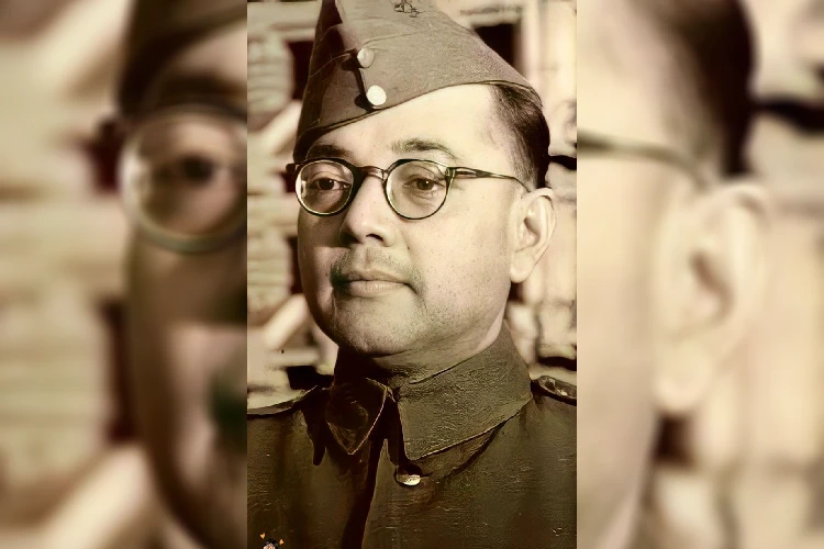 Potrait of Subhash Chandra Bose