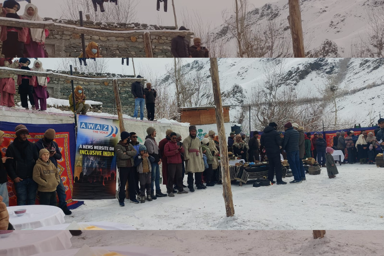 Kargil food festival sponsored by Awaz the Voice
