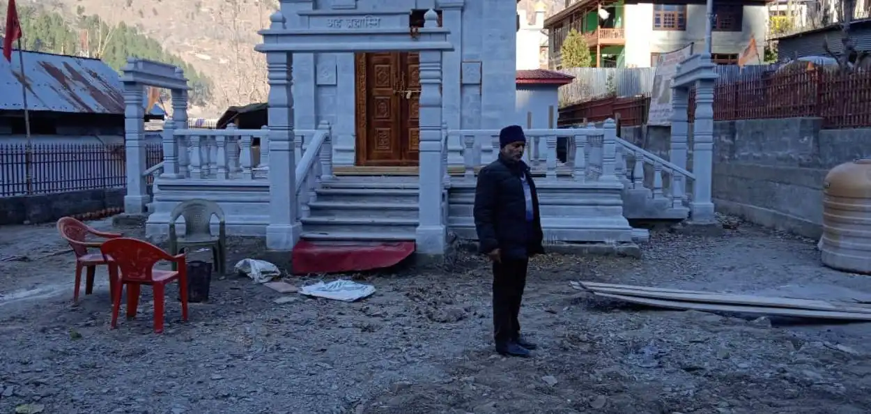 Latest picture of Mata Sharda temple at Teetwal (Pics Courtesy: Ravinder Pandita)