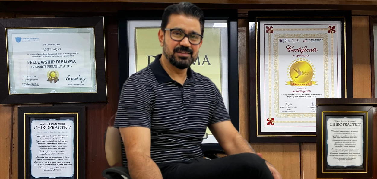 Dr.Asif Naqvi, a Delhi based chiropractic 