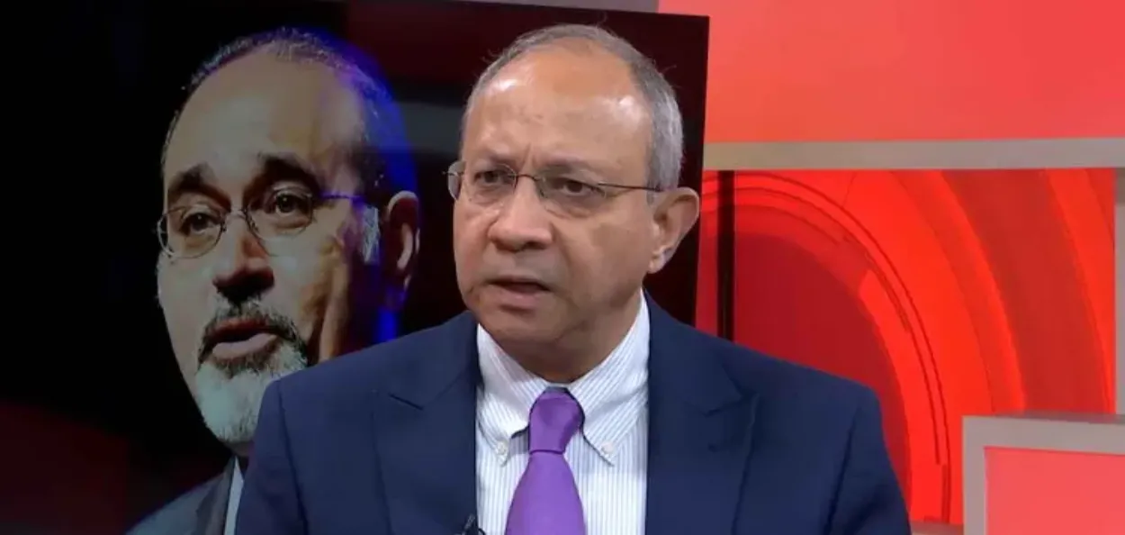 Ambassador Pankaj Saran speaking on his show on Awaz-the Voice