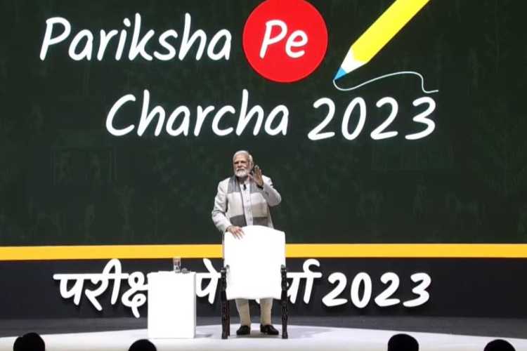 PM Modi during 'Pariksha Pe Charcha' 2023