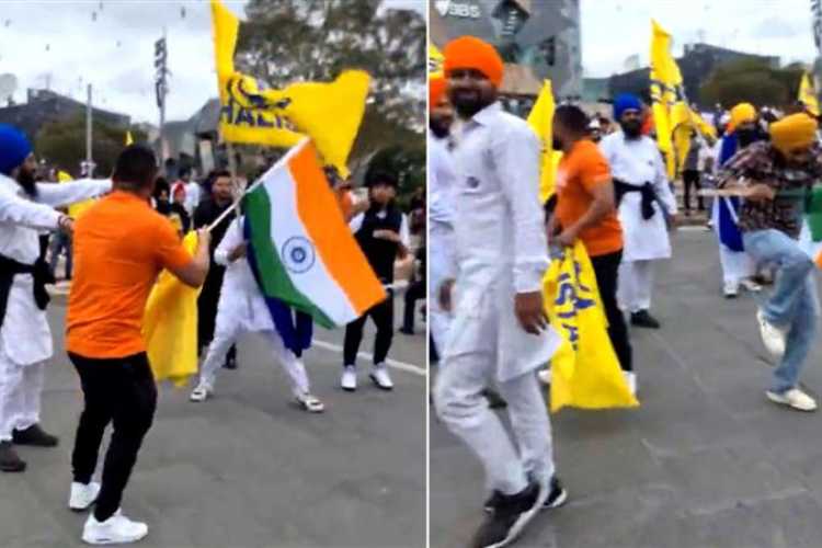 Clashes broke out between Pro-Khalistan supporters and the Indian diaspora in Australia last Sunday