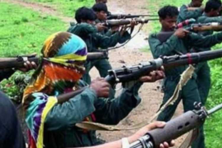 File image of Maoist cadres