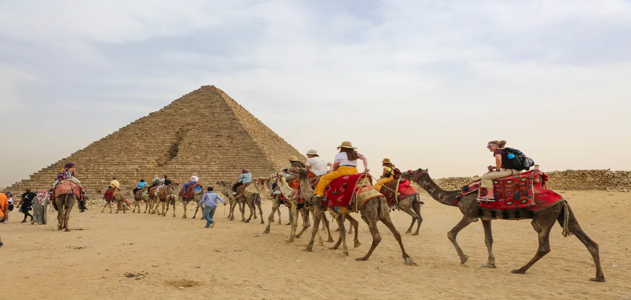 Tourists in Egypt