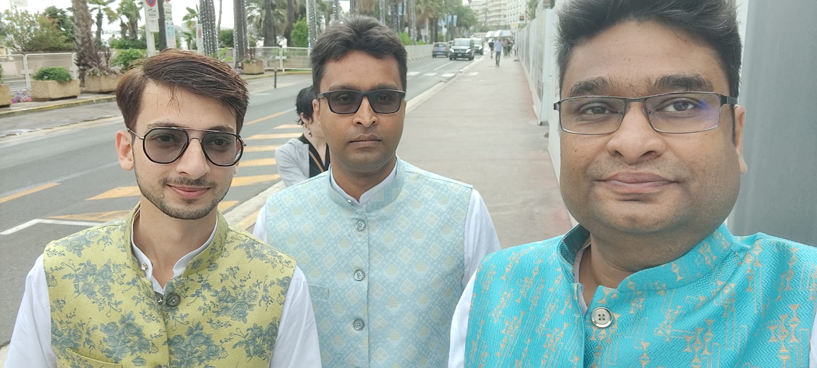 Saud, Salik, Nadeem at Cannes 