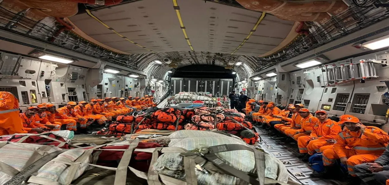 NDRF team with dog squad has left for Turkey