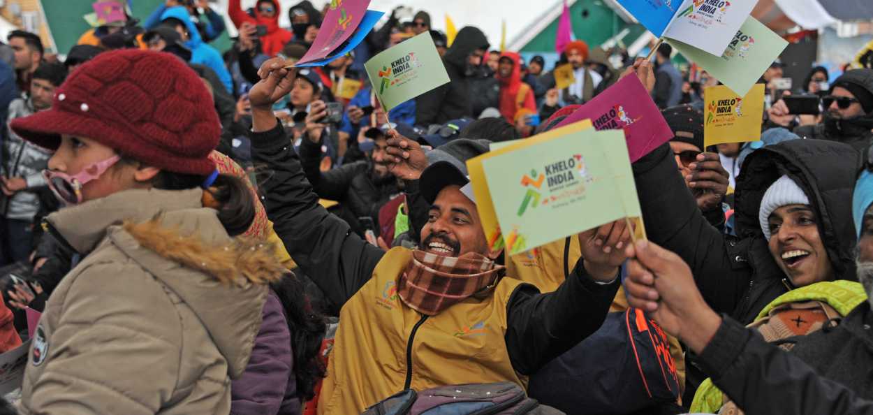 The third Khelo India Winter Games started in Gulmarg from Friday (Picture: Basit Zargar)