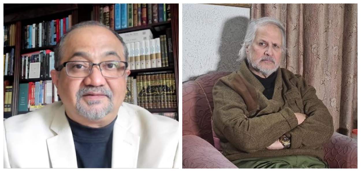 Prof Muqtadar Khan and Najeeb Jung