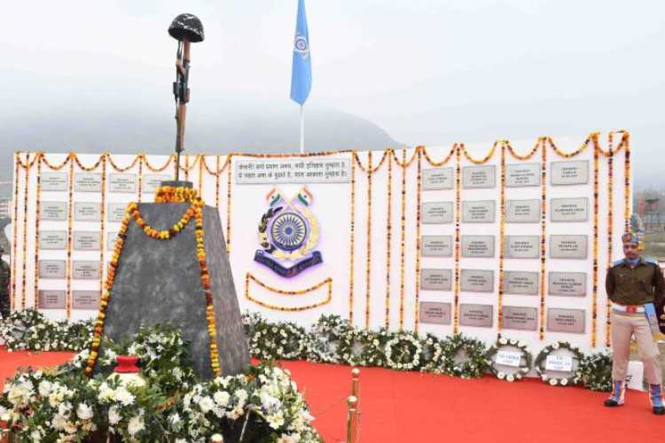 Memorial for the CRPF martyrs killed in the Pulwama terror attack in 2019