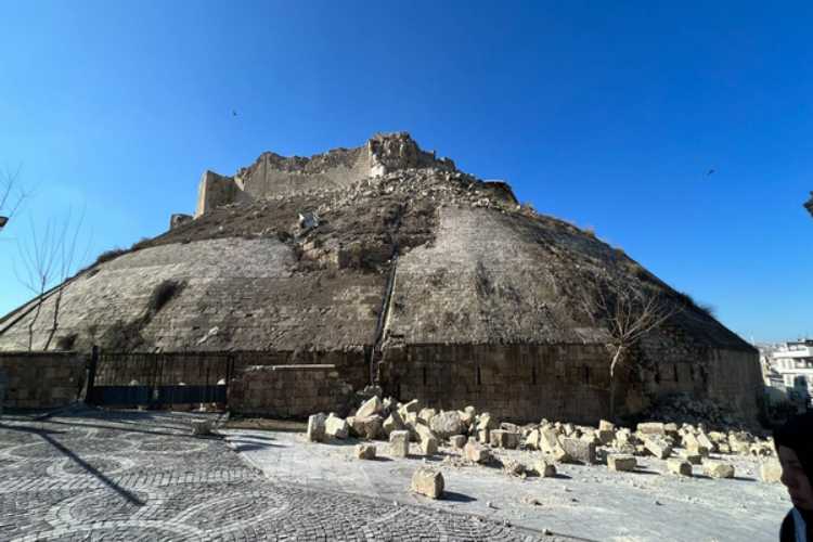 The ruins of the Gaziantep Castle