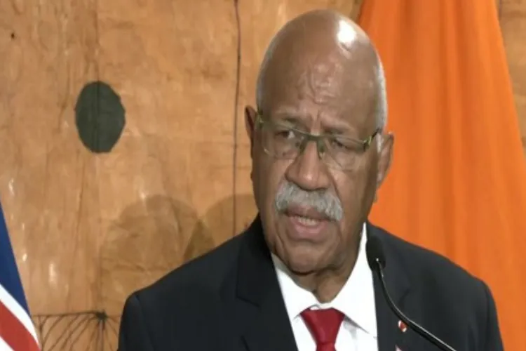 Fiji Prime Minister Sitiveni Rabuka 