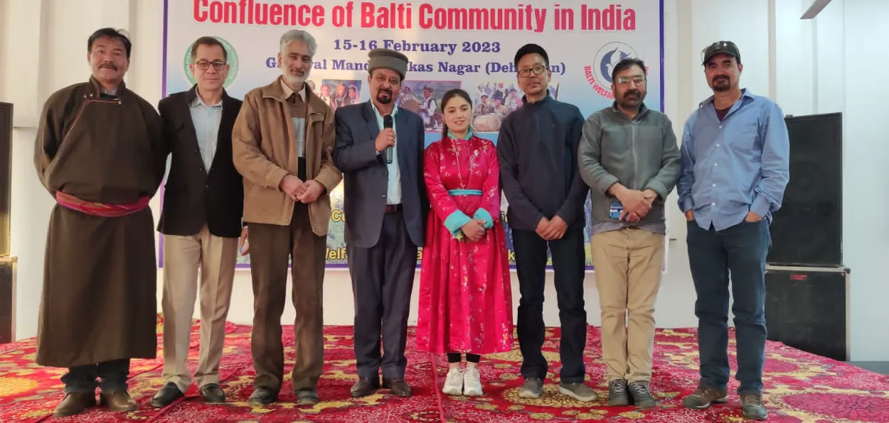 Scene from the Confluence of Balti community in India at Dehradun