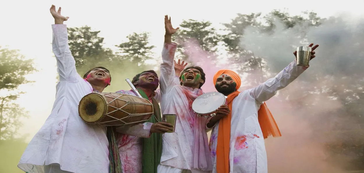 Holi celebration by the Youth