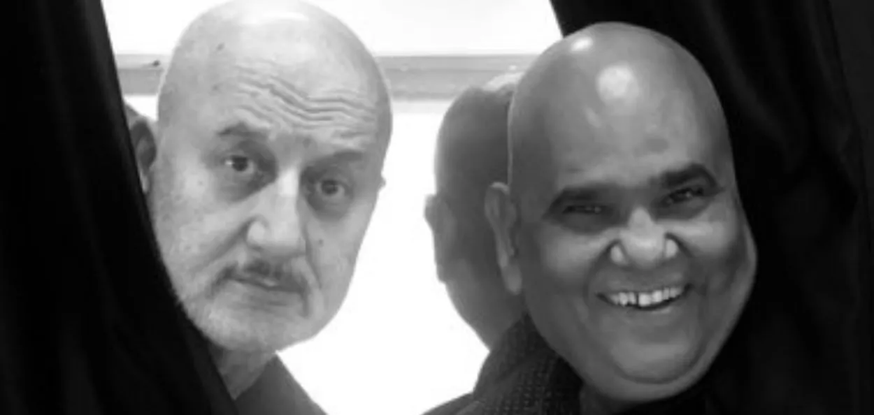 Satish Kaushik and Anupam Kher