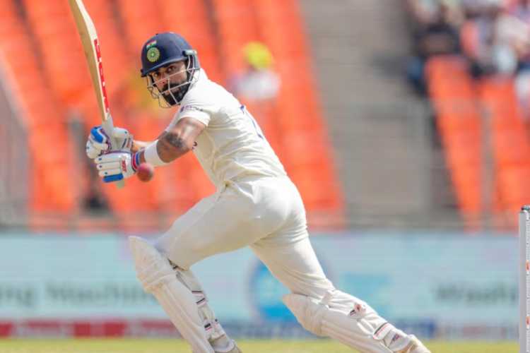 Virat Kohli scored his 75th international ton in the 4th Test against Australia in Ahmedabad on Sunday
